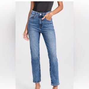 GOOD AMERICAN ALWAYS FITS GOOD LEGS STRAIGHT JEANS 00-4